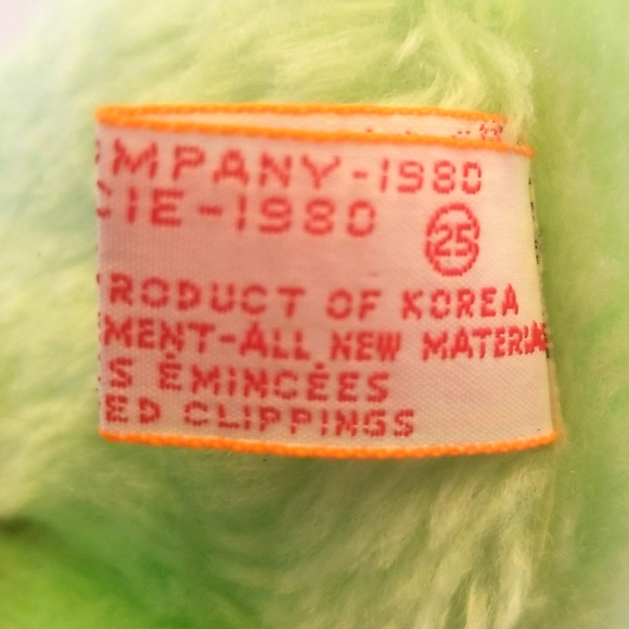 Vintage RARE Dakin Green Frog Plush 1980 - Picture 7 of 10